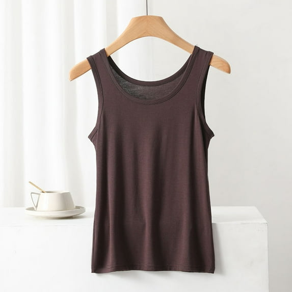Women's Sleeveless Shirts, Loose Fit Tank Tops Casual Summer Sleeveless Tee Shirts Scoop Neck Basic Tunic Tops Coffee Graphic Tank Tops Women