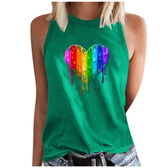 XMMSWDLA Women's Sleeveless V Neck Tank Tops Summer Casual Basic Solid Color Camis Tee Shirts Green Nursing Tank Tops