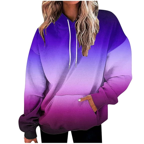 XMMSWDLA Womens Oversized Hoodies Sweatshirts Hooded Pullover Tops Sweaters Casual Comfy Fall Fashion Outfits Clothes 2024