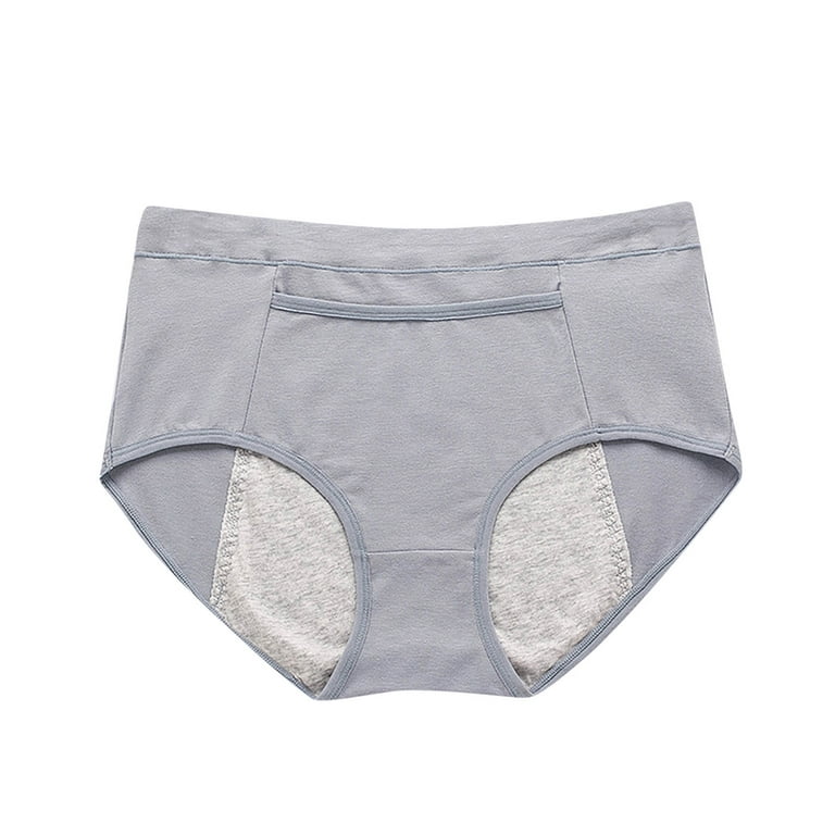 XMMSWDLA Womens Period Underwear Menstrual Period Panties Cotton