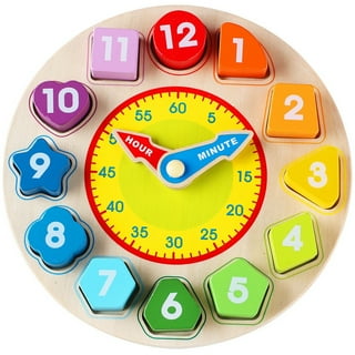 Melissa and doug wooden clock shop
