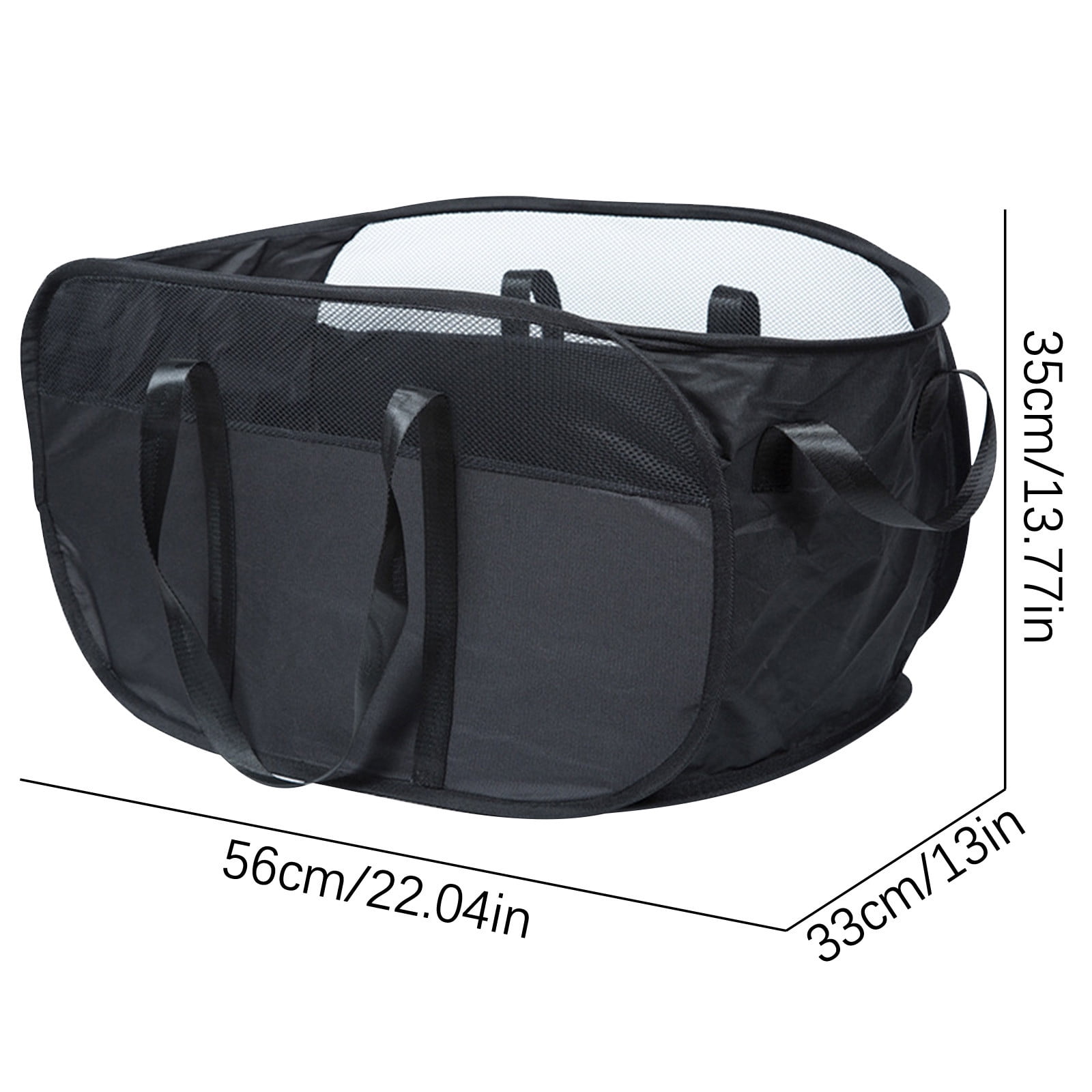 XMMSWDLA folding Laundry Baskets, Foldable Mesh Clothes Hamper with