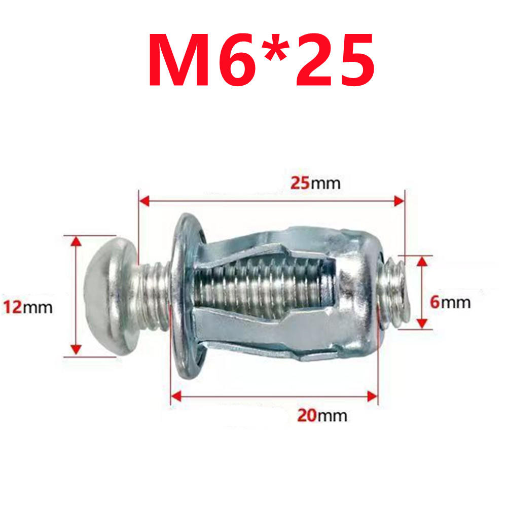 XMNZMH 10X M4/M5/M6/M8 Jack Nuts Car Metal Screw Petal Screw Petal Nut