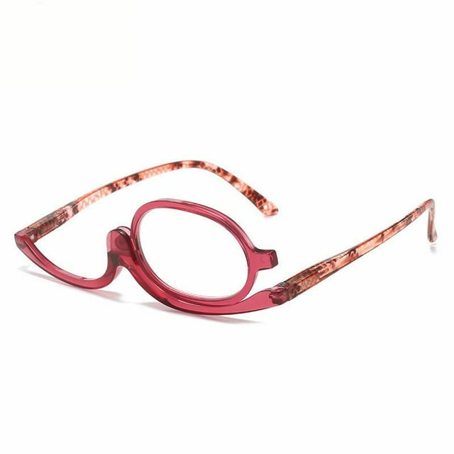 XMNZMH Rotating Makeup Reading Glasses Magnifying Makeup Eyewear Flip