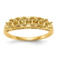 thumbnail image 1 of XMR22-7-7 14K Yellow Gold Polished 7-Stone Mothers Ring Mounting - Size 7, 1 of 1