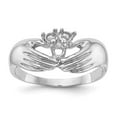 thumbnail image 1 of XMRW51-3-7 14K White Gold 3 Stone Family Mounting Ring, Size 7, 1 of 1