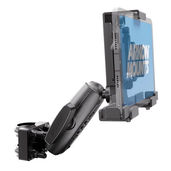 XMS U-Bolt Mount with LockVise Metal Locking Tablet Holder