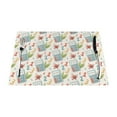 thumbnail image 1 of XMXT 1 Pcs PVC Woven Placemats, Cute Calculator Pattern Stain Resistant Anti-Skid Place Mats for Dining Table, 12 x 18 inches, 1 of 6