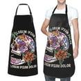 thumbnail image 1 of XMXT 1 Pcs Waterproof Kitchen Cooking Apron, Lorem Ipsum Dolor Slogan Adjustable Aprons for Women Men with Pockets, 1 of 9