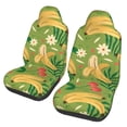 thumbnail image 1 of XMXT 2Pcs Car Seat Cover Decor Protector, Banana Cherry Pattern Bucket Auto Front Seats Covers Fits for Cars SUVs Trucks, Universal Fit, 1 of 9