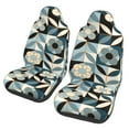 thumbnail image 1 of XMXT 2Pcs Car Seat Cover Decor Protector, Decorative Floral Patterns Bucket Auto Front Seats Covers Fits for Cars SUVs Trucks, Universal Fit, 1 of 9