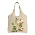 thumbnail image 1 of XMXT Canvas Tote Bag, Hand Painted Floral Textures Large Handbag for Women, Shopping Working Travel, 1 of 7