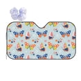 thumbnail image 1 of XMXT Car Sun Shade Windshield, Blue Cartoon Spotted Butterfly Sunshade for Car Windshield Sun Shades for Car SUV Truck, m, 1 of 9