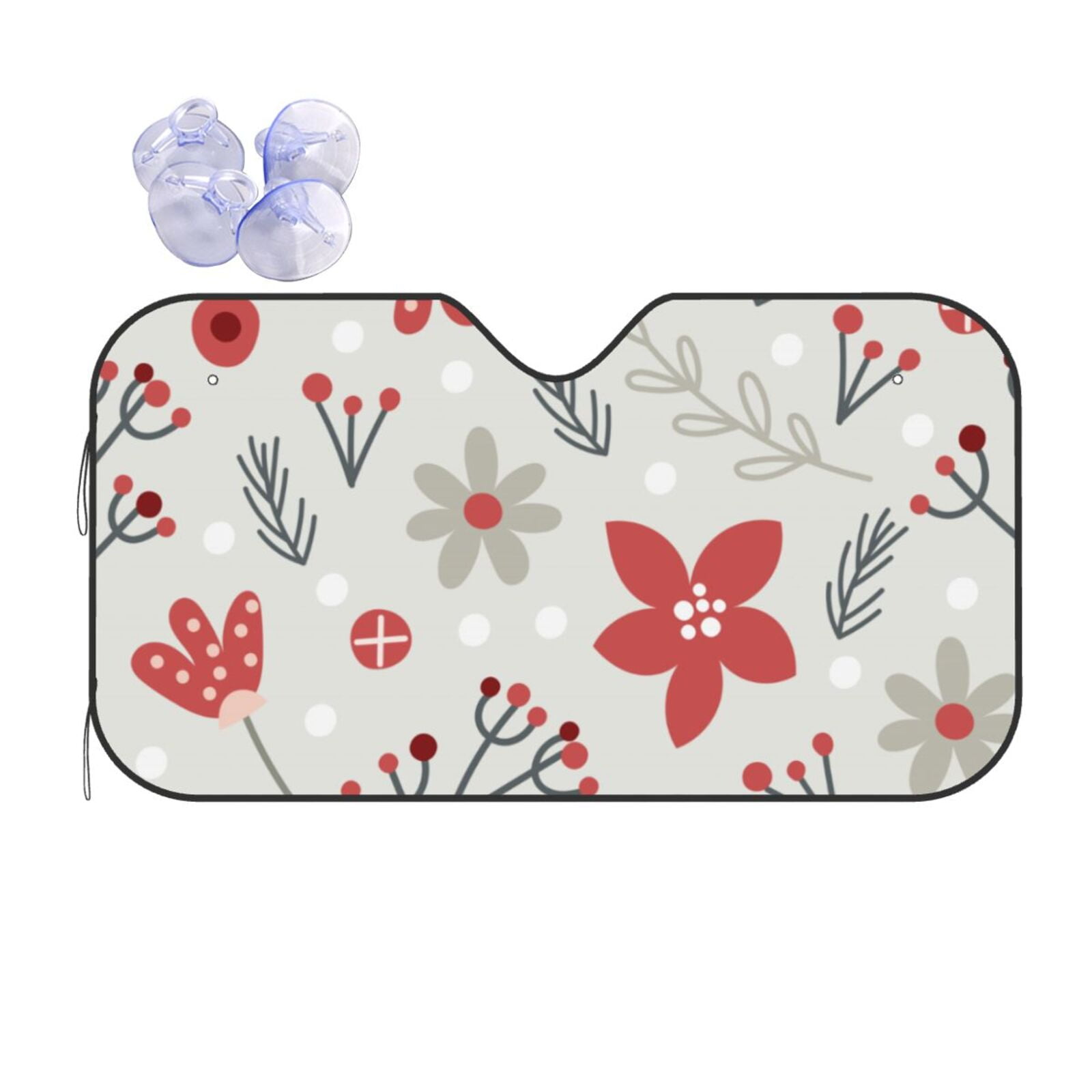 Cake Dessert Pattern Print Car Sun Shade