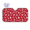 thumbnail image 1 of XMXT Car Sun Shade Windshield, Funny Red Christmas Decoration Sunshade for Car Windshield Sun Shades for Car SUV Truck, m, 1 of 9