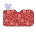 thumbnail image 1 of XMXT Car Sun Shade Windshield, Red Lollipop Candy Hand Drawn Sunshade for Car Windshield Sun Shades for Car SUV Truck, m, 1 of 9