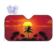 thumbnail image 1 of XMXT Car Sun Shade Windshield, Sunset Trees Print Sunshade for Car Windshield Sun Shades for Car SUV Truck, s, 1 of 9