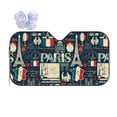 thumbnail image 1 of XMXT Car Sun Shade Windshield, Travel Paris Graffiti Sunshade for Car Windshield Sun Shades for Car SUV Truck, m, 1 of 9