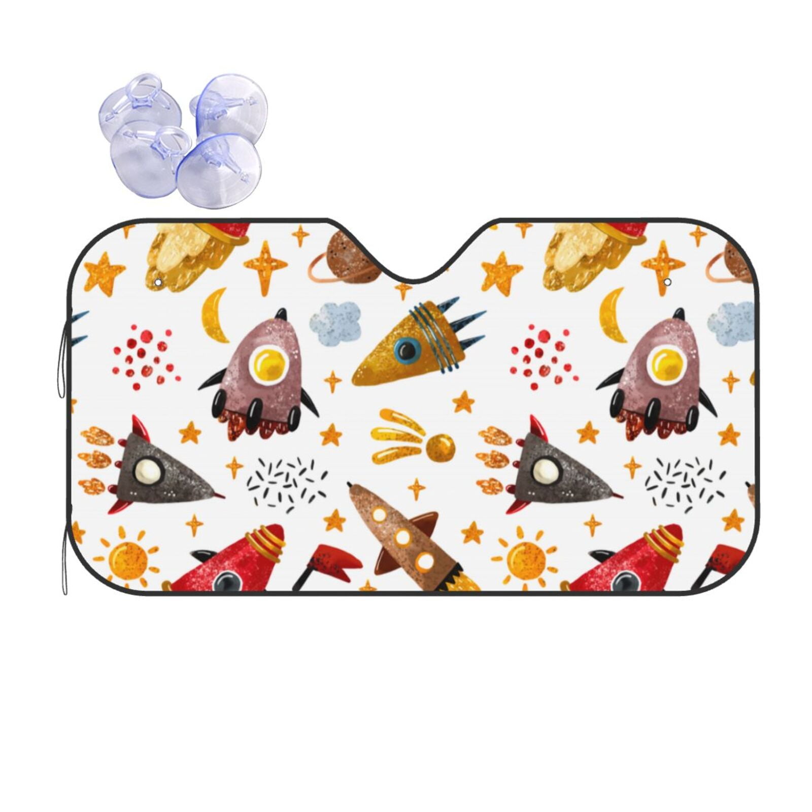 Candy Print Pattern Car Sun Shade main image 0