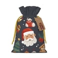 thumbnail image 1 of XMXT Christmas Drawstring Gift Bags, Wrapping Sacks Candy Packing Bag Party Decorations Favor Bags, M, 1 of 8
