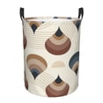 thumbnail image 1 of XMXT Collapsible Laundry Basket, Abstract Geometric Illustration Polyester Waterproof Laundry Hampers Dirty Clothes Hamper, 62L, 1 of 8