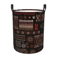 thumbnail image 1 of XMXT Collapsible Laundry Basket, African Tribal Style Graffiti Polyester Waterproof Laundry Hamper, 40L, 1 of 8