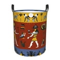 thumbnail image 1 of XMXT Collapsible Laundry Basket, Ancient Egyptian Decoration Waterproof Laundry Hampers Storage Baskets Dirty Clothes Hamper, 40L, 1 of 8