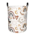 thumbnail image 1 of XMXT Collapsible Laundry Basket, Butterfly Dreamcatcher Print Polyester Waterproof Laundry Hamper, 62L, 1 of 8