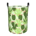 thumbnail image 1 of XMXT Collapsible Laundry Basket, Cactus Aloe Pattern Polyester Waterproof Laundry Hamper, 62L, 1 of 8