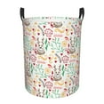 thumbnail image 1 of XMXT Collapsible Laundry Basket, Cartoon Moose Leaf Polyester Waterproof Laundry Hampers Dirty Clothes Hamper, 62L, 1 of 8