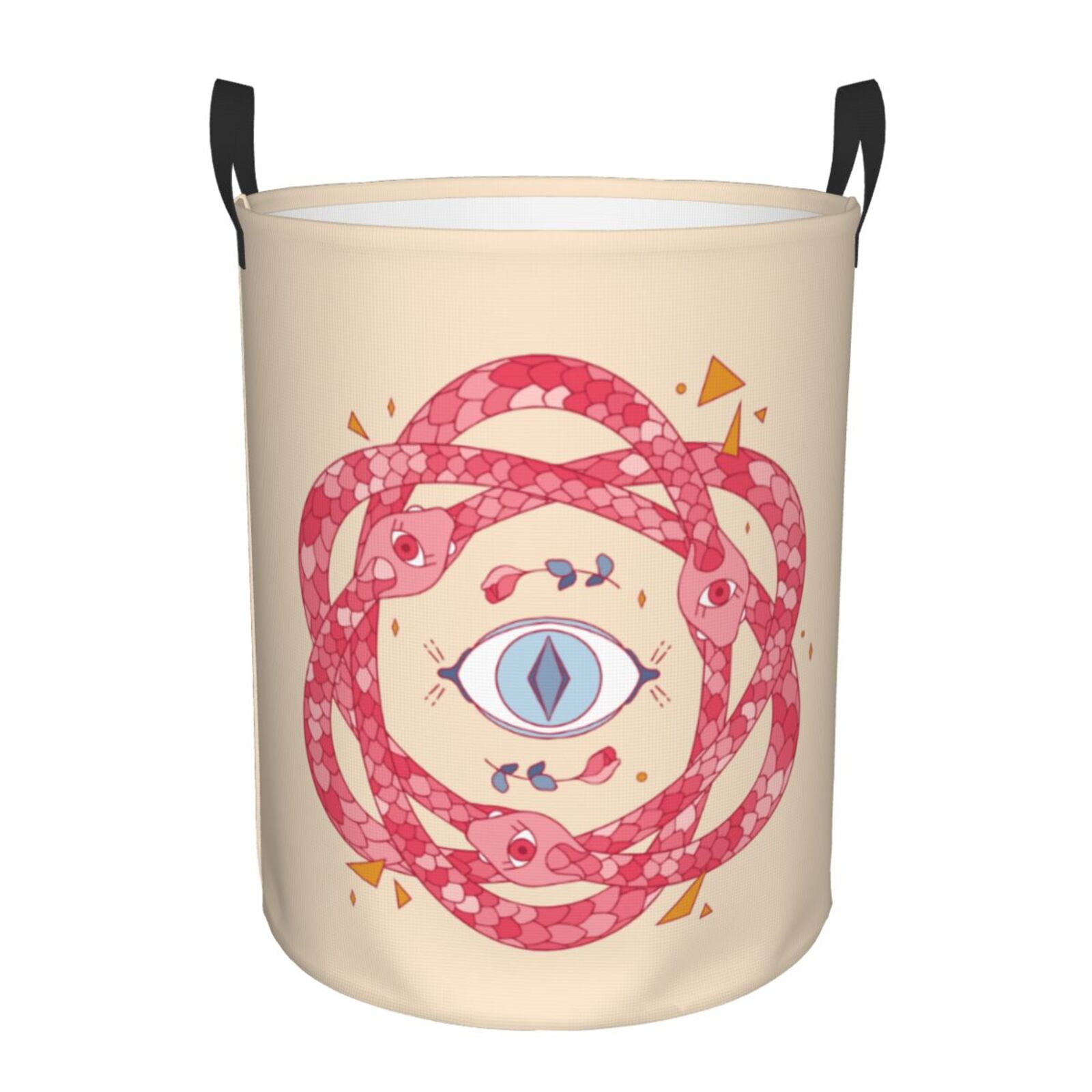 Killer Doll Foldable Laundry Basket - Horror-Themed Collapsible Storage Bin With Handles For Clothes, Toys & More - View #6