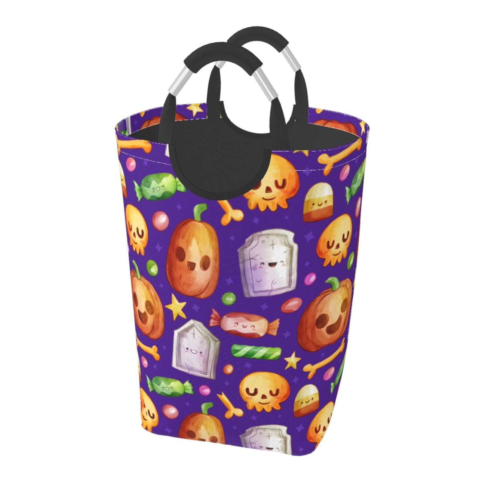 Holographic Snakeskin Print Laundry Basket