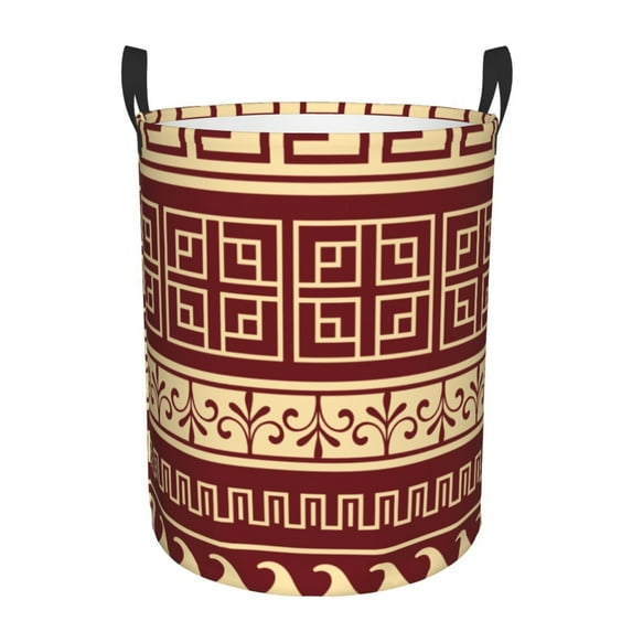 XMXT Collapsible Laundry Basket, Modern Geometric Patterns Waterproof Laundry Hampers Storage Baskets Dirty Clothes Hamper, 62L
