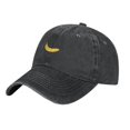 thumbnail image 1 of XMXT Cotton Baseball Cap, Lovely Banana Print Mens Baseball Hats, Black, 1 of 9