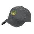 thumbnail image 1 of XMXT Cotton Baseball Cap, Three Watercolor Lemons Mens Baseball Hats, Deep Heather, 1 of 9