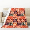 thumbnail image 1 of XMXT Flannel Throw Blanket, Abstract Eye Doodle Throw Blankets for Bed Couch Living Room, 50 x 70 inches, 1 of 9