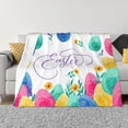thumbnail image 1 of XMXT Flannel Throw Blanket for Couch, Easter Eggs Decor Prints Bed Sofa Decor Blankets for Home Bedroom, 50 x 40 inches, 1 of 9