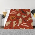 thumbnail image 1 of XMXT Flannel Throw Blanket for Couch, Halloween Pumpkin Mouse Bed Sofa Decor Blankets for Home Bedroom, 60 x 50 inches, 1 of 9