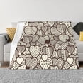 thumbnail image 1 of XMXT Flannel Throw Blanket for Couch, Love Decorative Print Bed Sofa Decor Blankets for Home Bedroom, 60 x 50 inches, 1 of 9