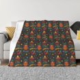 thumbnail image 1 of XMXT Flannel Throw Blanket for Couch, Mexican Cowboy Hat Chili Pepper Bed Sofa Decor Blankets for Home Bedroom, 40 x 30 inches, 1 of 9