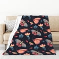 thumbnail image 1 of XMXT Flannel Warm Throw Blanket, Watercolor Variety Butterfly Bedroom Decor Blankets for Bed Couch Living Room, 50 x 70 inches, 1 of 9