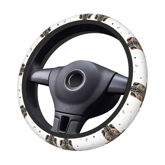 XMXT Hassam Eye Hand Steering Wheel Cover, Elastic Non-Slip Universal Fit Car Decor Accessories Protector for Auto SUV Trucks