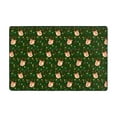 thumbnail image 1 of XMXT Indoor Area Rug, Cartoon Moose Hollyhock Fruit Non-Slip Polyester Rugs for Living Room, 36 x 24 inches, 1 of 9