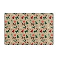 thumbnail image 1 of XMXT Indoor Area Rug Mat, Christmas Lights Bow Non-Slip Polyester Bedroom Rugs for Living Room Home Decor, 36 x 24 inches, 1 of 9
