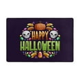 thumbnail image 1 of XMXT Indoor Area Rug Mat, Halloween Skeleton Illustration Non-Slip Polyester Bedroom Rugs for Living Room Home Decor, 36 x 24 inches, 1 of 9