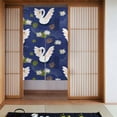 thumbnail image 1 of XMXT Japanese Noren Doorway Room Divider Curtain,Beautiful Swan Print Restaurant Closet Door Entrance Kitchen Curtains, 34 x 56 inches, 1 of 7