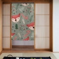 thumbnail image 1 of XMXT Japanese Noren Doorway Room Divider Curtain,Elk Hollyhock Christmas Graffiti Restaurant Closet Door Entrance Kitchen Curtains, 34 x 56 inches, 1 of 7