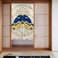 thumbnail image 1 of XMXT Japanese Noren Doorway Room Divider Curtain,Insect Eye Rune Restaurant Closet Door Entrance Kitchen Curtains, 34 x 56 inches, 1 of 7