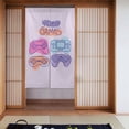 thumbnail image 1 of XMXT Japanese Noren Doorway Room Divider Curtain,Multi Cartoon Gamepad Restaurant Closet Door Entrance Kitchen Curtains, 34 x 56 inches, 1 of 7