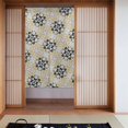 thumbnail image 1 of XMXT Japanese Noren Doorway Room Divider Curtain,Polka Dot Pattern Restaurant Closet Door Entrance Kitchen Curtains, 34 x 56 inches, 1 of 7